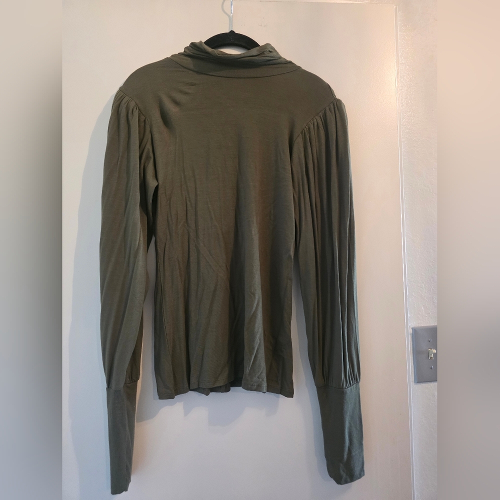 VENUS Olive Long Sleeve Top